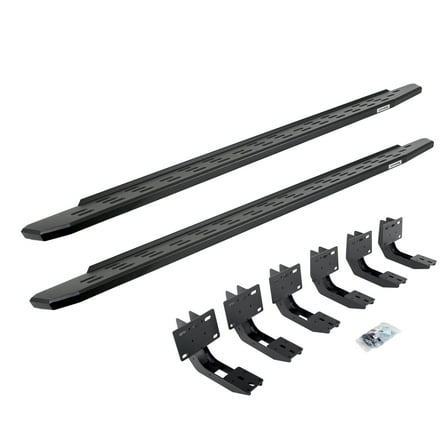 Go Rhino 69630687PC RB30 Running Boards with Mounting Bracket Kit For Ram 19-24 1500 (Crew Cab Pickup)