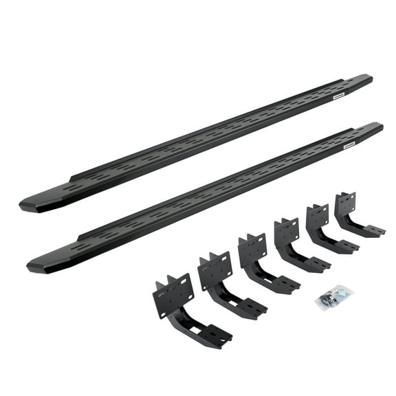Go Rhino 69630687PC RB30 Running Boards with Mounting Bracket Kit For Ram 19-24 1500 (Crew Cab Pickup)