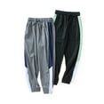thumbnail image 6 of WOLLED 5-12T Kids Boys Pants Drawstring Elastic Sweatpants Spring Lightweight Color Blocking Pants, 6 of 7