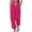 Hot Pink, variant on Clearance Under 10$!Fashion Plus Size Sweatpants for Womens High Waist Solid Color High-waisted Casual Belt Pocket Pants