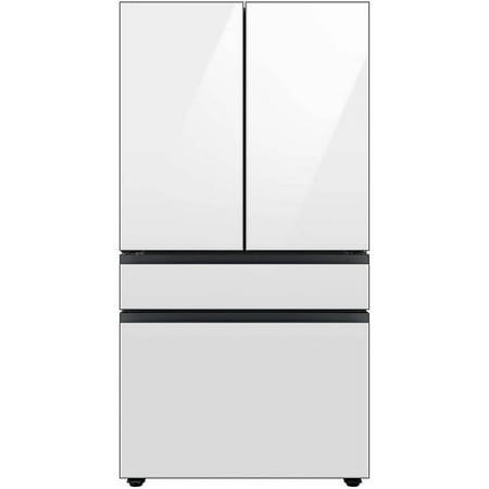 Samsung RF23BB860012 23 Cu. Ft. Bespoke White Glass Counter Depth 4-Door French Door Smart Refrigerator