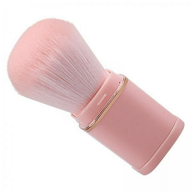 brochas de maquillaje,brochas de maquillaje retráctiles portátiles con cubierta,brochas para rubor facial contorno resaltador pequeño,herramienta de maquillaje de viaje brocha de maquillaje