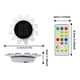 thumbnail image 2 of Luz solar flotante para piscina con forma de flor | Lámpara LED RGB sumergible para piscina con control remoto | Energía solar, resistente al agua IP68 | Decoración para jardín, estanque, fi, 2 of 5