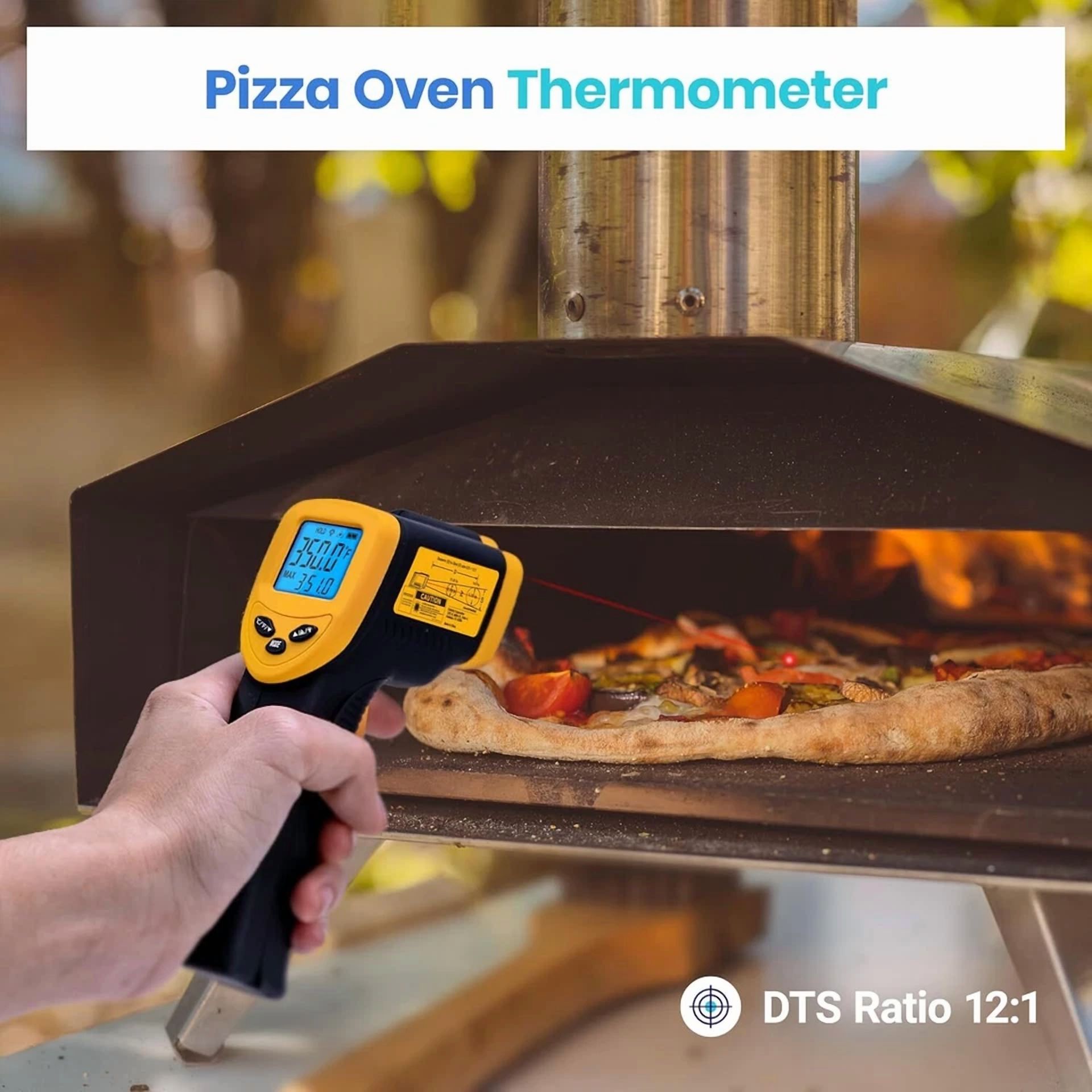 CIRCLE- Infrared Laser Thermometer Gun No-Contact Digital Temperature Measurement Tester
