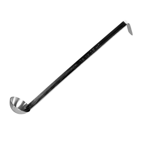 Excellante 0.5 oz stainless steel two pieces ladle, comes in each