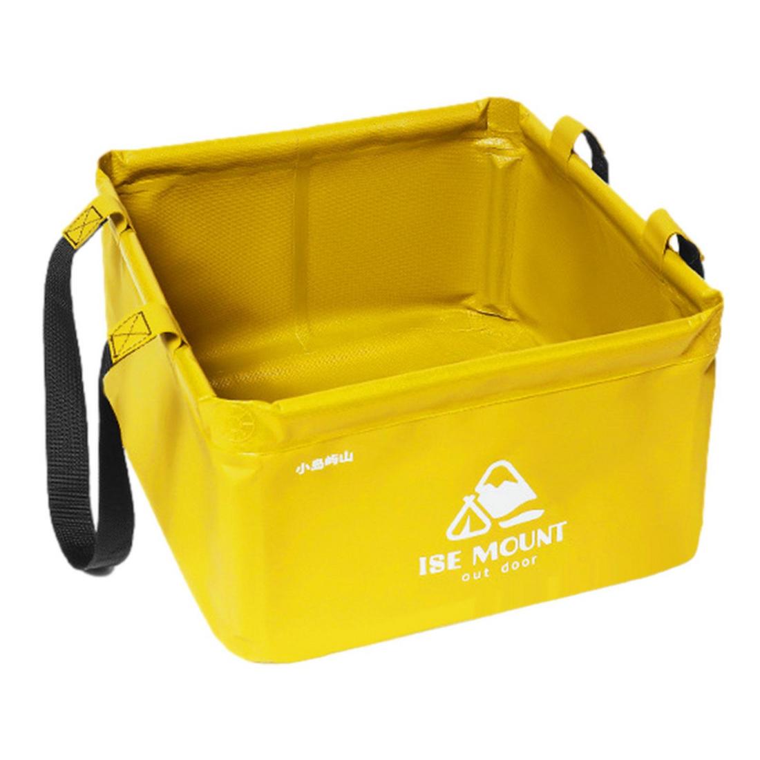 Collapsible Bucket Camping Outdoors Multiuse Square Wash Bin