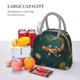 thumbnail image 5 of Balery Koi Pond Lilies Bolsa de Almuerzo para Mujeres, Caja de Almuerzo, Bolsa de Almuerzo Pequeña Impermeable, Tote de Almuerzo Reutilizable con Gran Capacidad, 5 of 6