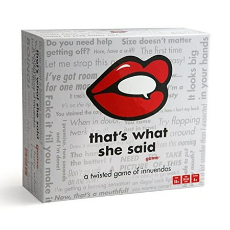 That's What She Said Game - The Party Game of Twisted (What's The Best Game In The World)
