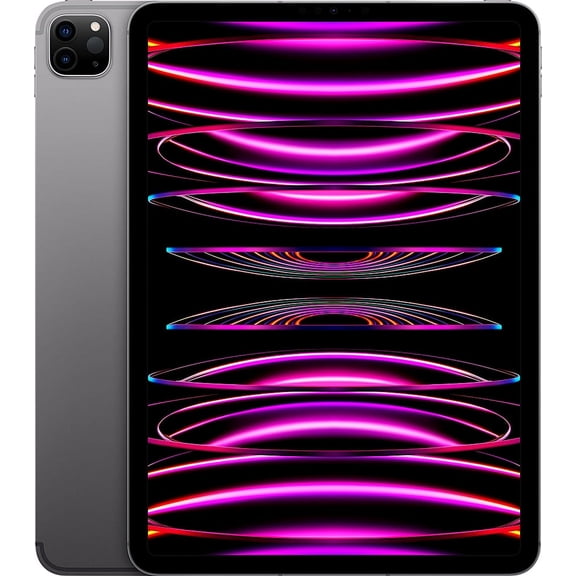 Apple 11" Tablet, 512GB SSD, iPadOS 16, Gray Refurbished