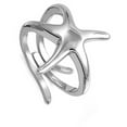 thumbnail image 4 of Sterling Silver Women's Starfish Ring 925 Band 21mm Jewelry Female Male Unisex Size 8, 4 of 4