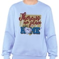 thumbnail image 2 of There Is No Place Like Home Baseball Sweatshirt Unisex Large Light Blue, 2 of 5