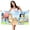 White, variant on Zofaai Bluey Pattern Silver Fox Fleece Beach Towel 27.5x55in, Moisture Wicking Bath Towel Suitable for Home, Travel, Beach