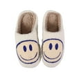 thumbnail image 4 of Kids Smile Face Slippers for Girls Boys, Cute Soft Plush Non-Slip Warm House Slippers Toddler Smile Slipper Indoor Outdoor, 4 of 6