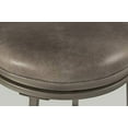 thumbnail image 5 of Hillsdale Furniture Hutchinson Metal Bar Height Swivel Stool, Pewter, 5 of 8