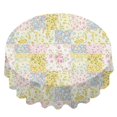 thumbnail image 2 of Pioneer Flower Floral Print Pattern Round Tablecloth 60 X 60 Inch, Wrinkle Resistant Wipeable Table Cloth for Kitchen Dining Picnic Patio Party, 2 of 6