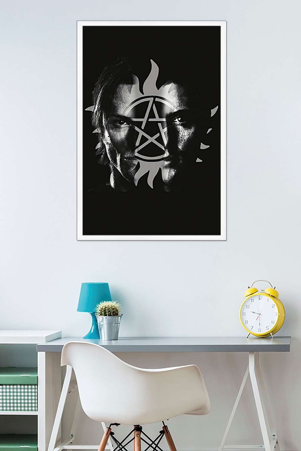 Supernatural - Split Wall Poster, 22.375" x 34", Framed
