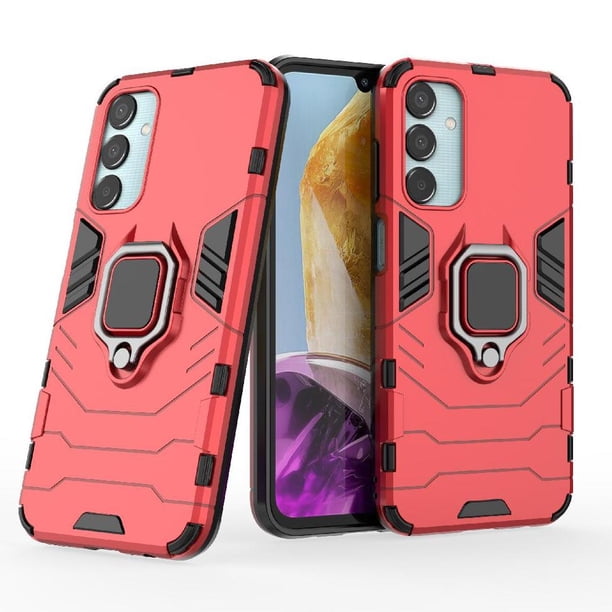 Funda para Samsung Galaxy M15/F15 5G con Soporte Anillo Giratorio 360° y Protección Resistente a Golpes y Caídas