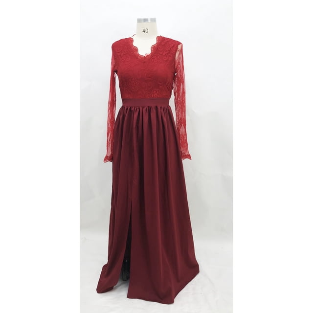 Vestido de noche de moda de primavera y verano con escote en V profundo y sexy de Wishebay Explosions