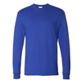 thumbnail image 5 of Hanes Essential Long Sleeve T-Shirt, Men's Crewneck Classic Fit Tee, Deep Royal 3XL, 5 of 5