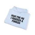 thumbnail image 4 of Finnish Finland Wedding Wife Husband Hoodie, Gifts, Hooded Sweatshirt, 4 of 4