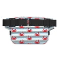 thumbnail image 3 of Fotbe Cute Red Crabs With Nautical Cangurera Cuadrada con Estampado de Doble Capa, Bolsa de Cintura Ajustable Mini para Hombres y Mujeres, 3 of 9