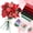 Red, variant on 400 Piece Blue Chenille Stem Craft Kit for DIY Floral Arrangements and Party Decor