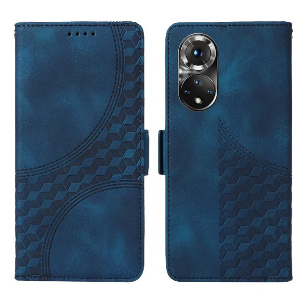 Funda GANGXUN para Honor 50 5G con diseño acolchado elegante, cuero PU, protección total y ajuste preciso