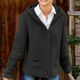 thumbnail image 1 of Birdeem Mode Femmes Hiver Solide Mode Décontractée Torsades Creuses Cardigan Tricoté à Boutons, 1 of 1