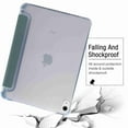 thumbnail image 2 of Dteck Magnetic Case for iPad Air 10.9 5th 2022 Released & iPad Air 4th 2020 (10.9 Inch) Ultra Slim Smart Auto Sleep/Wake Cover Tri-fold Stand With Pencil Holder Clear Back Cover, Darkgreen, 2 of 5