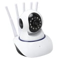 thumbnail image 4 of Cámara doméstica WIFI HD visión nocturna 360 grados giratorio 5 diseño de antena cámara de seguridad inteligente para interior, 4 of 12