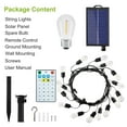 thumbnail image 7 of Solar Powered LED Ourdoor String Lights Warm White to Day White Color Changing 56FT Waterproof for Garden Patio Backyard Bistro Patry, 7 of 7