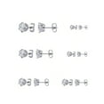 thumbnail image 5 of Stainless Steel Ear Studs Earrings Vacuum Plating Simple Diamond Earrings Fashion Jewelry For Men And Women, 5 of 5