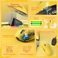 thumbnail image 2 of LTC GM022 Ultralight 3-Mode Wireless Gaming Mouse with RGB Charging Dock, PAW3395 26K DPI Sensor, 55G Lightweight Ergonomic Bluetooth Gaming Mouse, 5 Programmable Buttons, 80 Million Click Switch, 2 of 8
