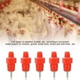 thumbnail image 3 of Automaticales de Pollo Auticó de Aves de Pollo Alimentadores de Bebedor 100pcs Para Pollo Ganso Pato Fácil Limpio Rojo, 3 of 7