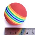 thumbnail image 4 of 20PCS Rainbow Ball EVA Sponge Ball Training Ball Stretchy Indoor Practice Balls for Indoor Playground (Random Color), 4 of 8
