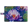 thumbnail image 4 of PKQWTM Romantic Floral Purple Lotus Flower Lily Book Cover Book Protector Book Sleeve Book Pouch Book Bag 6x9 inch, 4 of 4