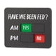 thumbnail image 4 of Pet Feeding Reminder Magnetic Refrigerator Sticker Home Decoration, 4 of 7