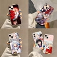 thumbnail image 2 of AL-103 Inuyasha Silicona TPU Funda Compatible Para OPPO Reno 5F 6Z 4 6 4F 5Z 2F 5 4Z 2Z 3 SE Pro Lite Cubierta Suave, 2 of 4