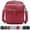 Red, variant on Leather Crossbody Bag for Women - 2025 Vintage Anti-Theft Messenger Bag with Double Layer Large Capacity, Built-in Purse Card Slots,Retro Faux Leather Shoulder Sling Bag for Travel