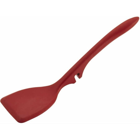 Rachael Ray Cucina Tools Lazy Solid Turner, Cranberry Red - 51054