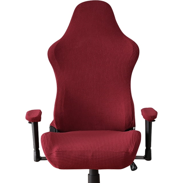 Shisuyan 1 Ensemble de Housse de Chaise d'Ordinateur de Bureau Extensible Housse de Chaise de Jeu
