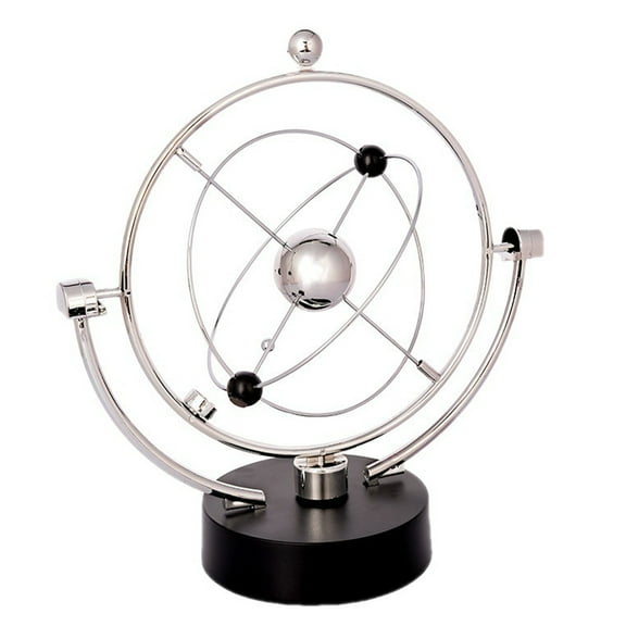 JIAHAOO Creative Desk Toy Perpetual Motion, Battery-Powered Dynamic Art for Study Living Room Decor Part