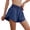 Blue, variant on OSOLU Women Yoga Workout Shorts Athletic Running Shorts High Waist Gym Shorts Sports Soft Tummy Control Workout Athletic Gym Bottoms Blue XXL