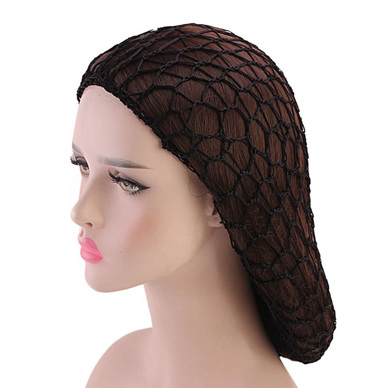 Women Mesh Hair Net Rayon Head Bands 