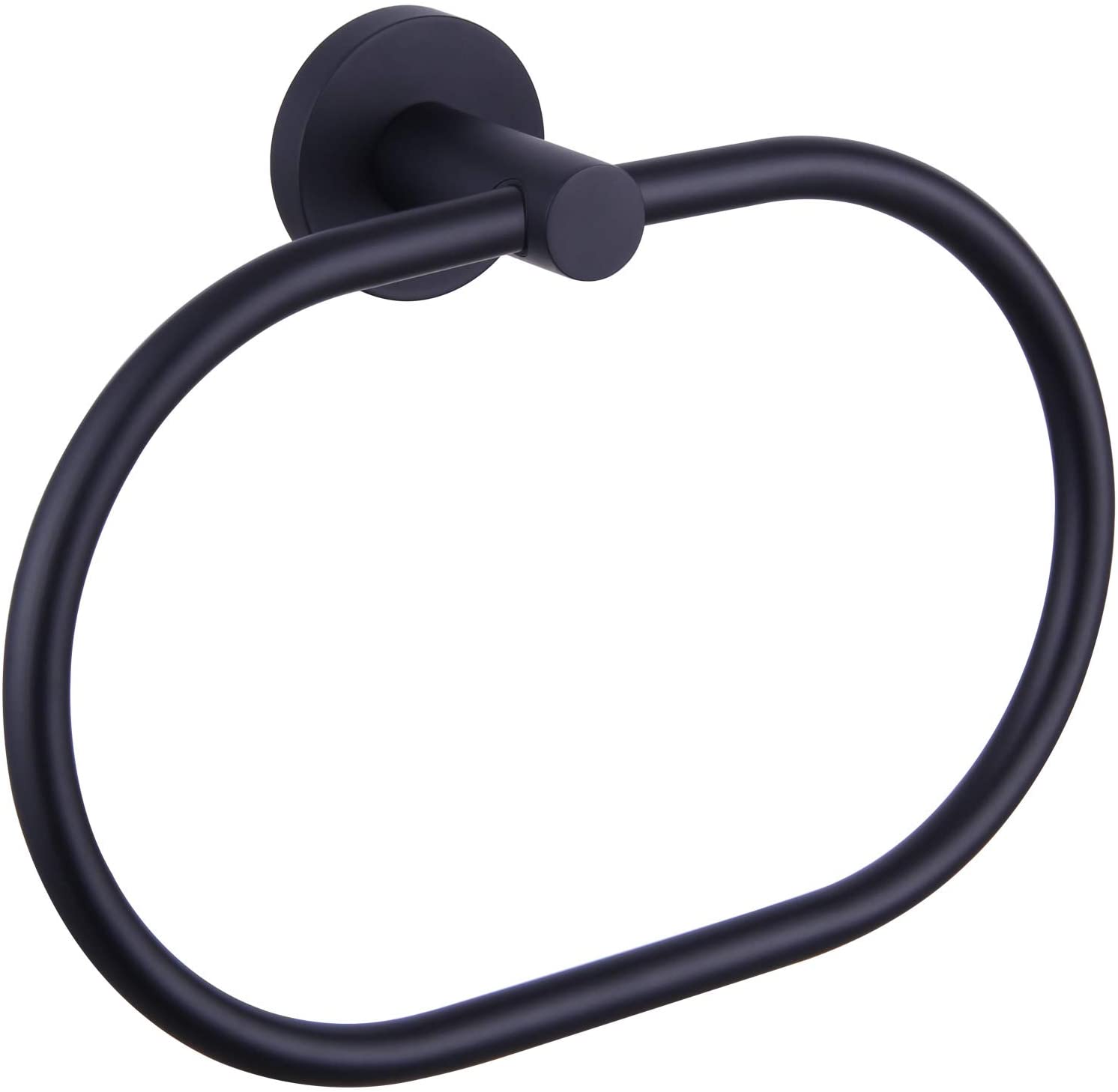 Matte Black Towel Ring Hand Towel Holder for Modern Bathroom Farmhouse