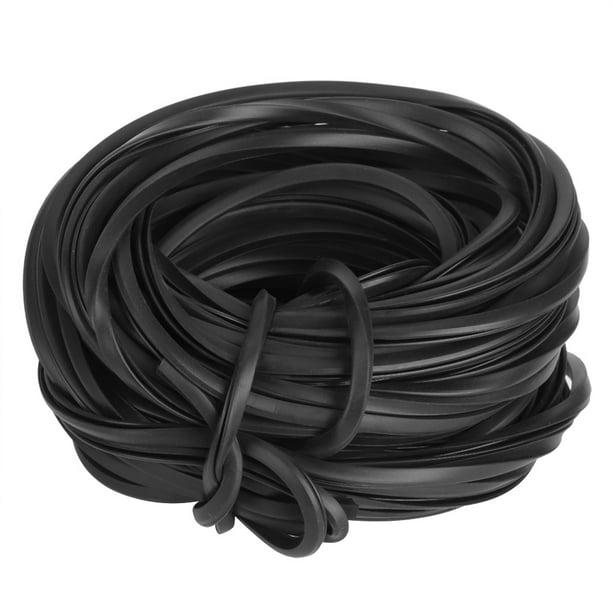 Accesorios para invernaderos, tira de goma negra para invernaderos, tira de goma para vidrio, funcionamiento suave