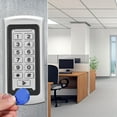 thumbnail image 2 of 2000 Users Clock Attendance, 125KHz  Outdoor Keypad Access Control, For Homes Offices Apartments Hotels Public Buildings Factory, 2 of 8