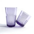 thumbnail image 5 of Cupture Diamond Plastic Tumblers, 24 oz / 14 oz, 8-Pack (Assorted Colors), 5 of 13