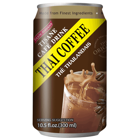 Authentic Thai Ice Coffee |10.5 oz | Cafe Glace Thailandais | Taste Nirvana | 24-pack