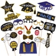 thumbnail image 2 of Amosfun 21pcs 2020 Graduation Photo Booth Props Glitter Photo Props for Graduation Ceremony Party Sipplies, 2 of 8
